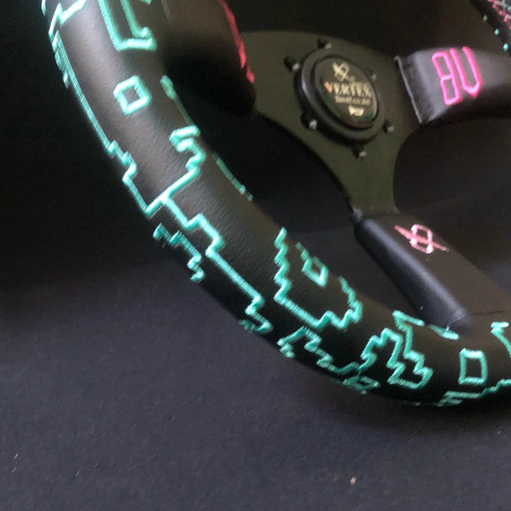 Volante esportivo Vertex Pixels