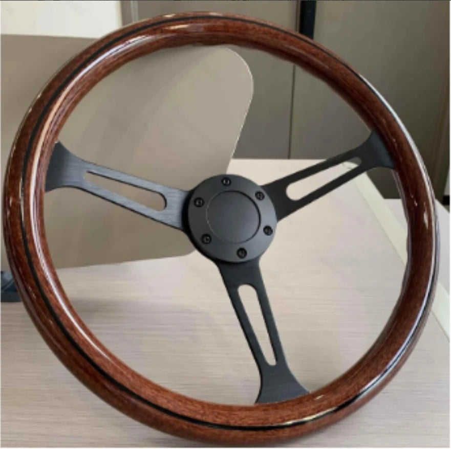 Volante esportivo retro - com cromado