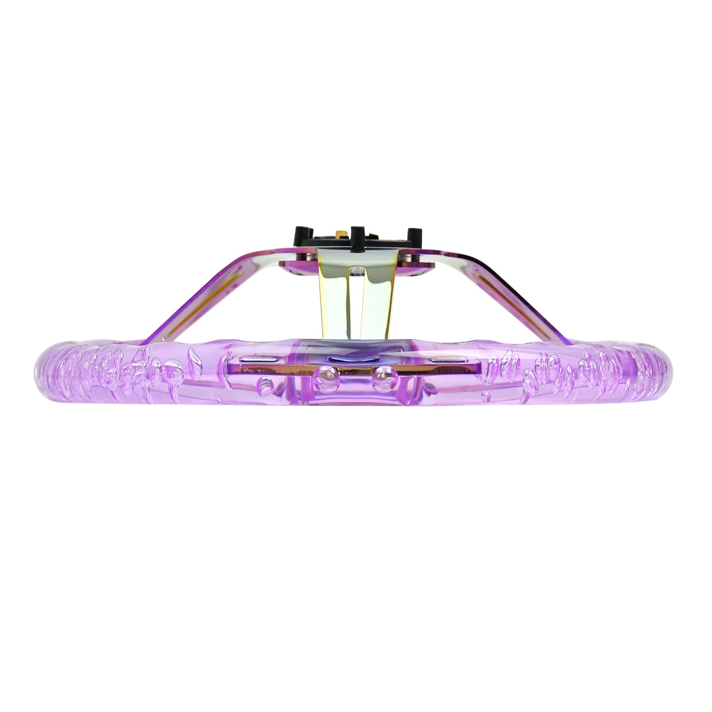 Volante esportivo Shape Coração transparente - Titanizado