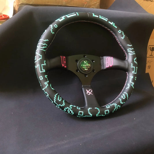 Volante esportivo Vertex Pixels