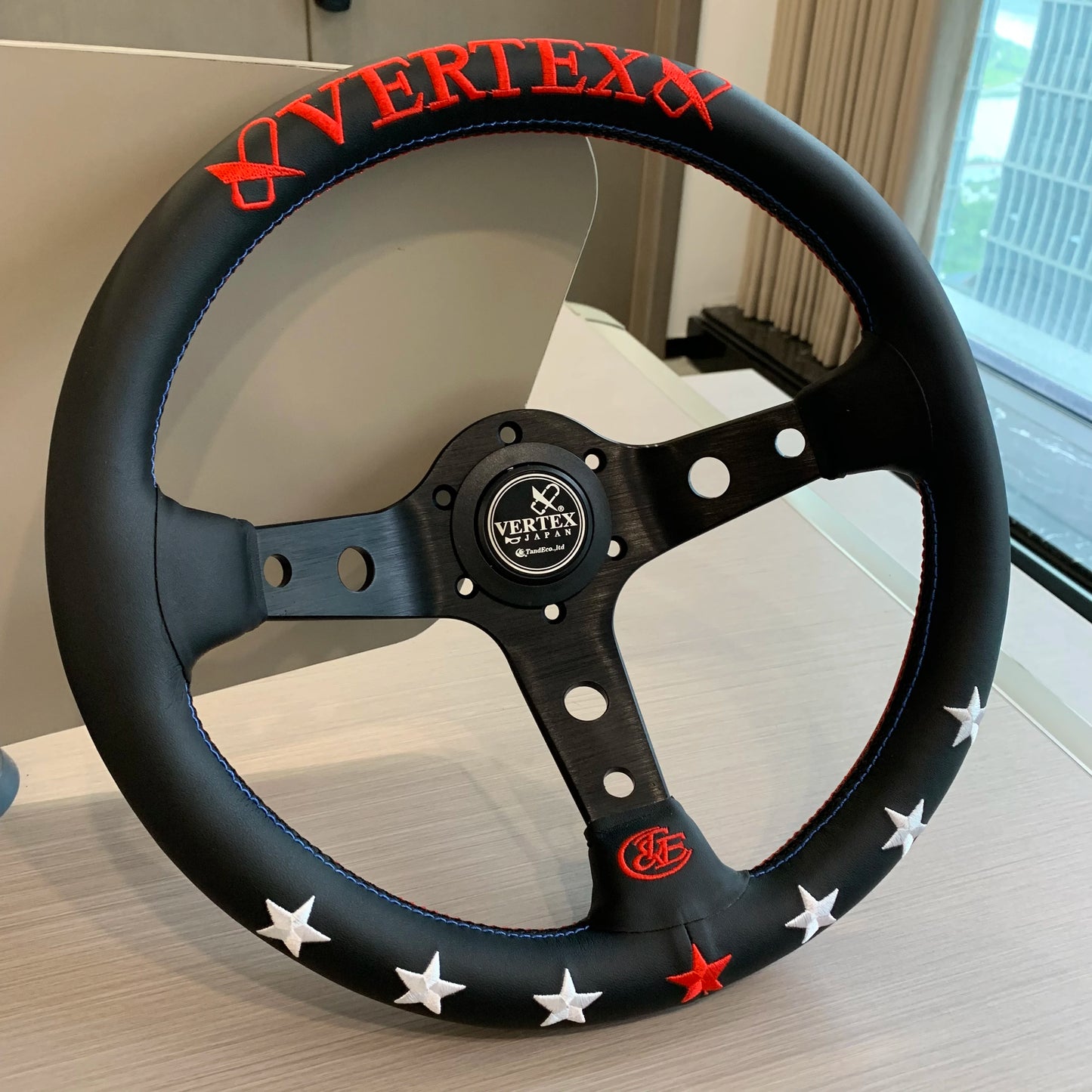 Volante esportivo Tiypeor Vertex edição especial " Seven stars"