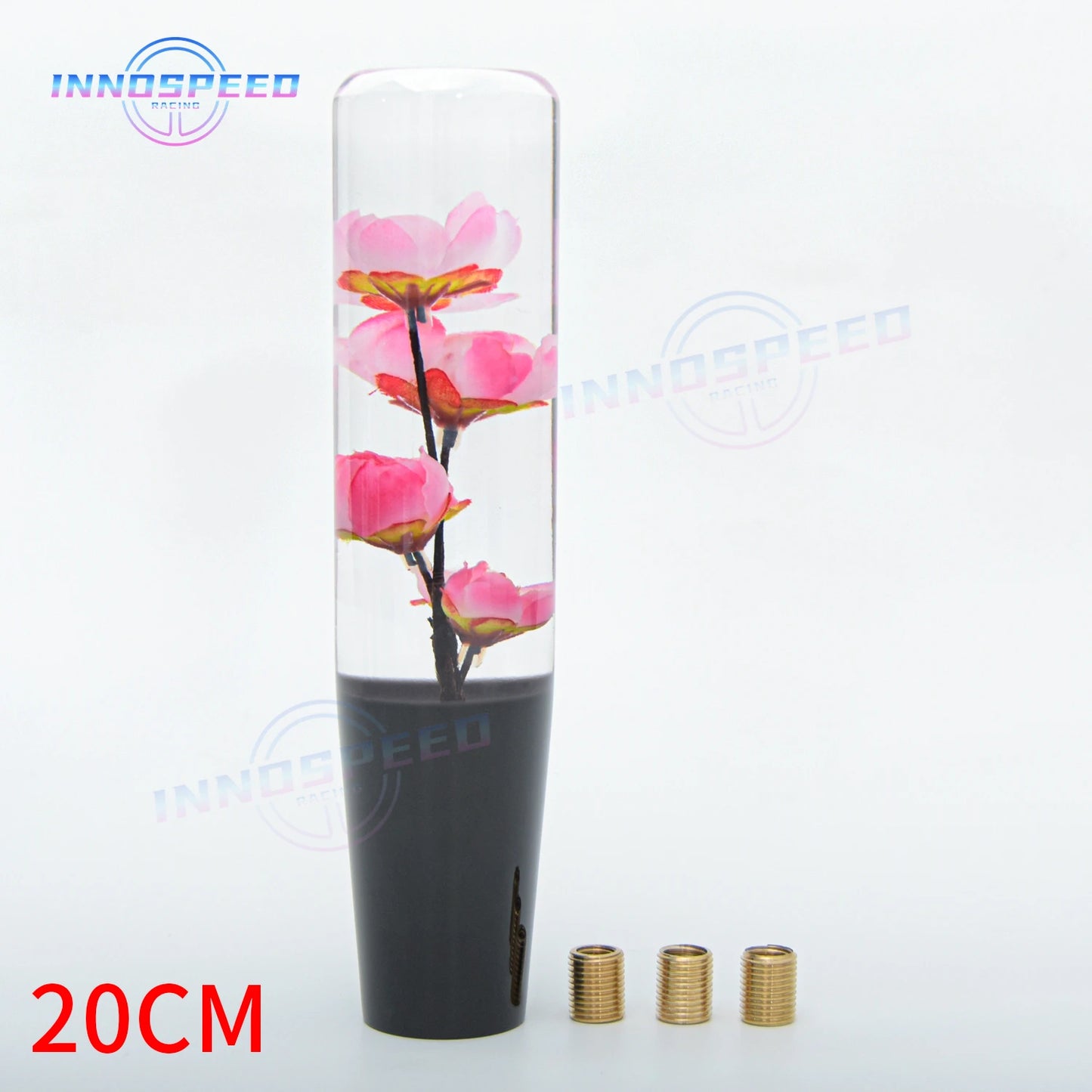 Manopla de Cambio Flores de cerejeira em Resina 10cm - 20cm