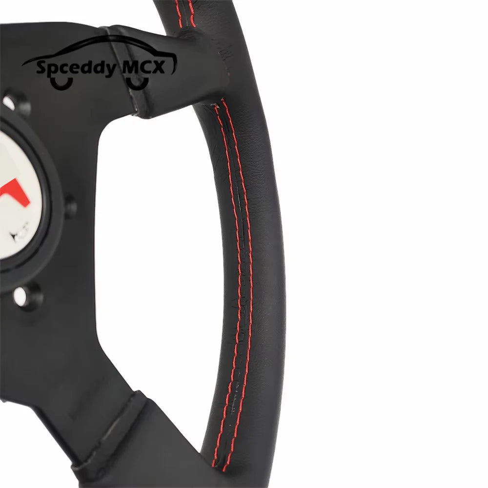 Volante  Esportivo MOMO Racing de Couro com logo Honda