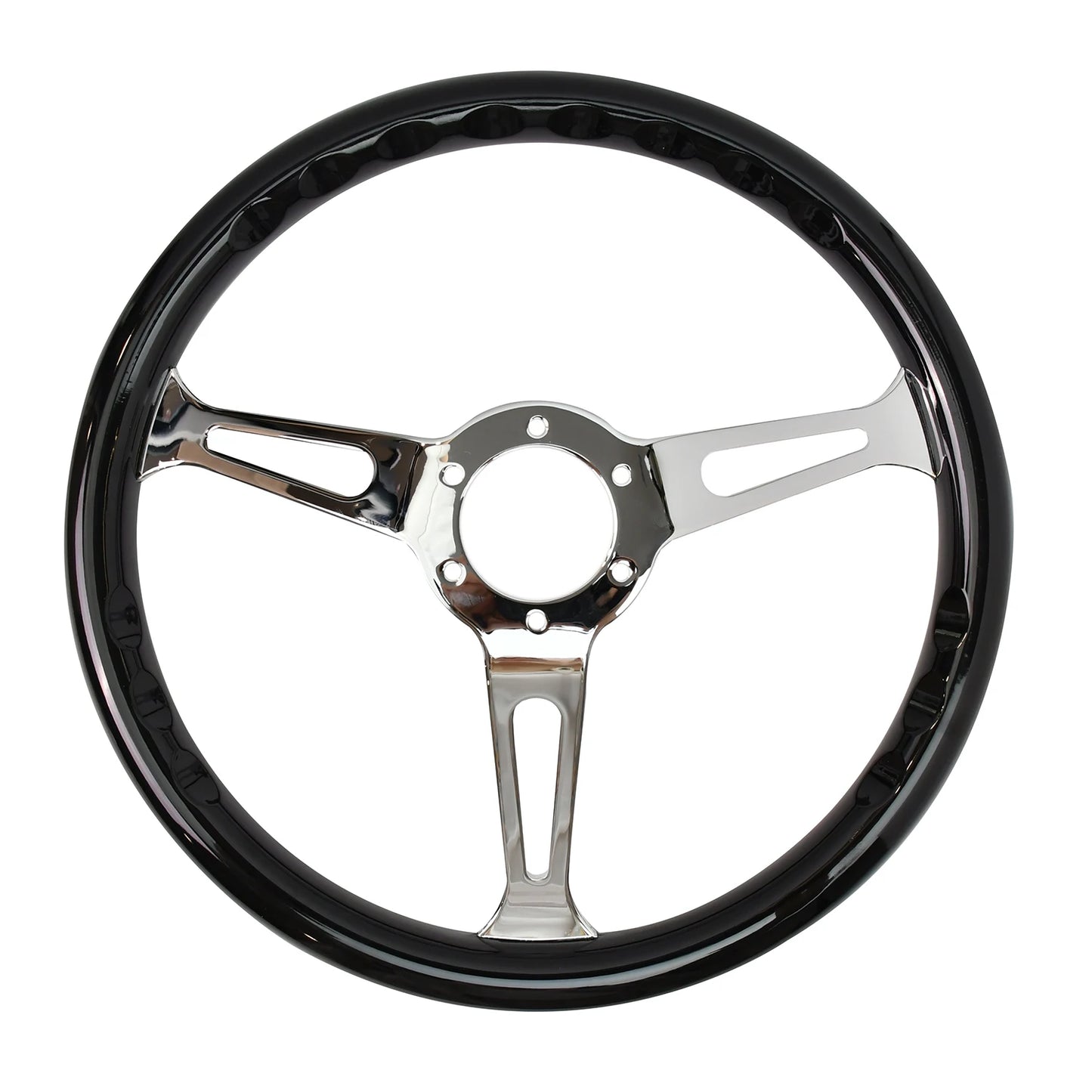Volante esportivo retro - com cromado