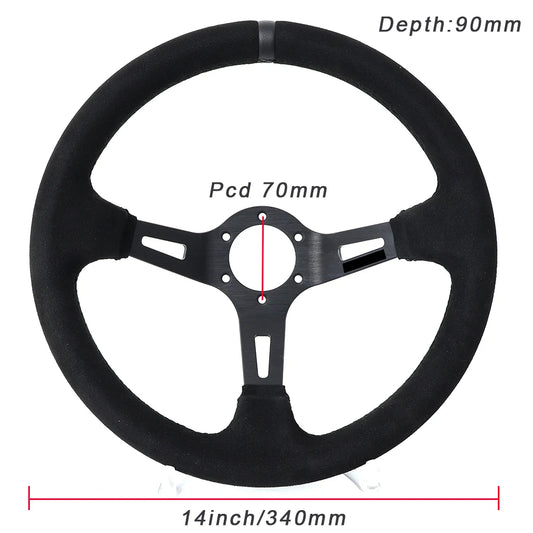 Volante esportivo MOMO "Black edition"