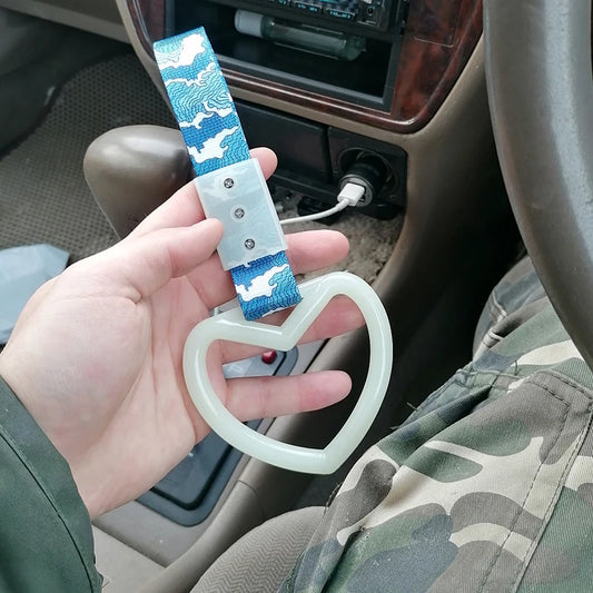 Acessório Hand Strap formato de coração