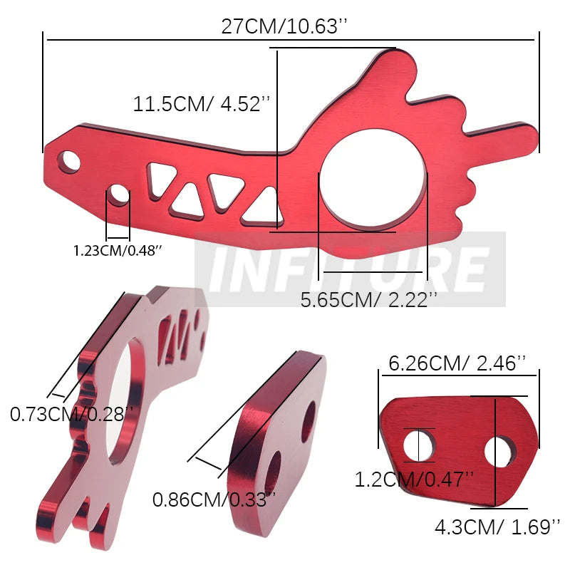 Tow hook universal "dedo do meio"