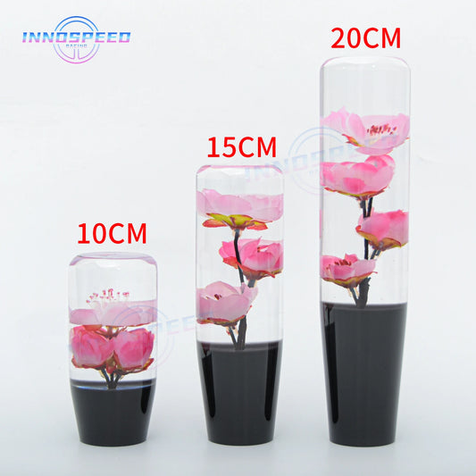 Manopla de Cambio Flores de cerejeira em Resina 10cm - 20cm