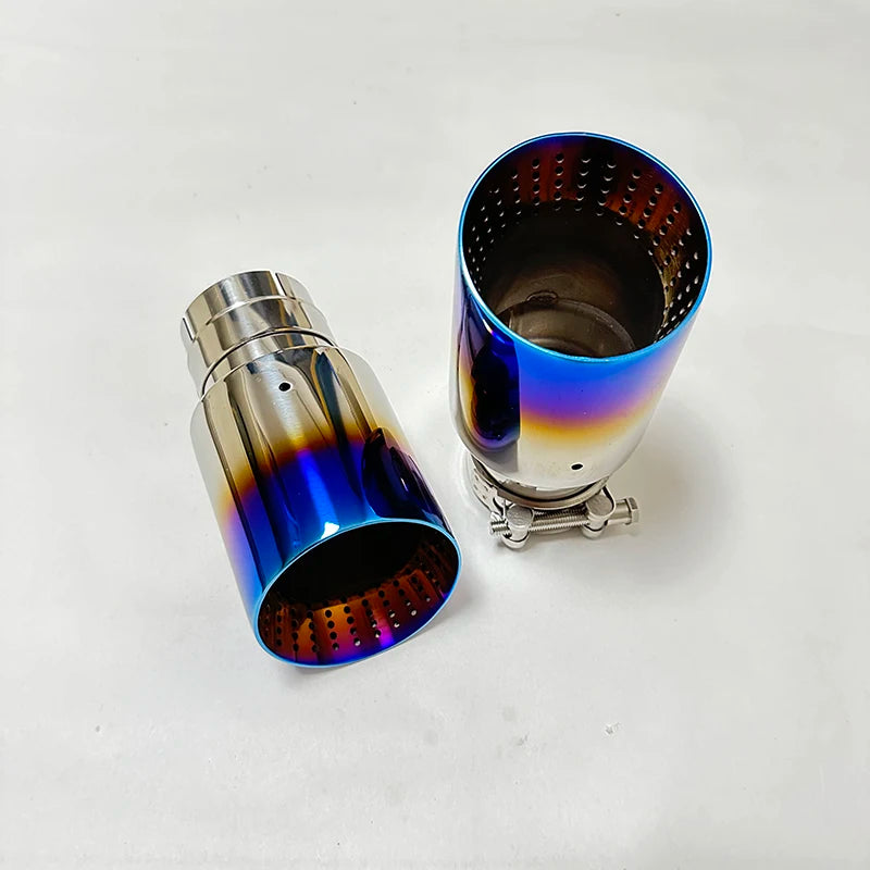 Ponteira de escape Titanizada simples