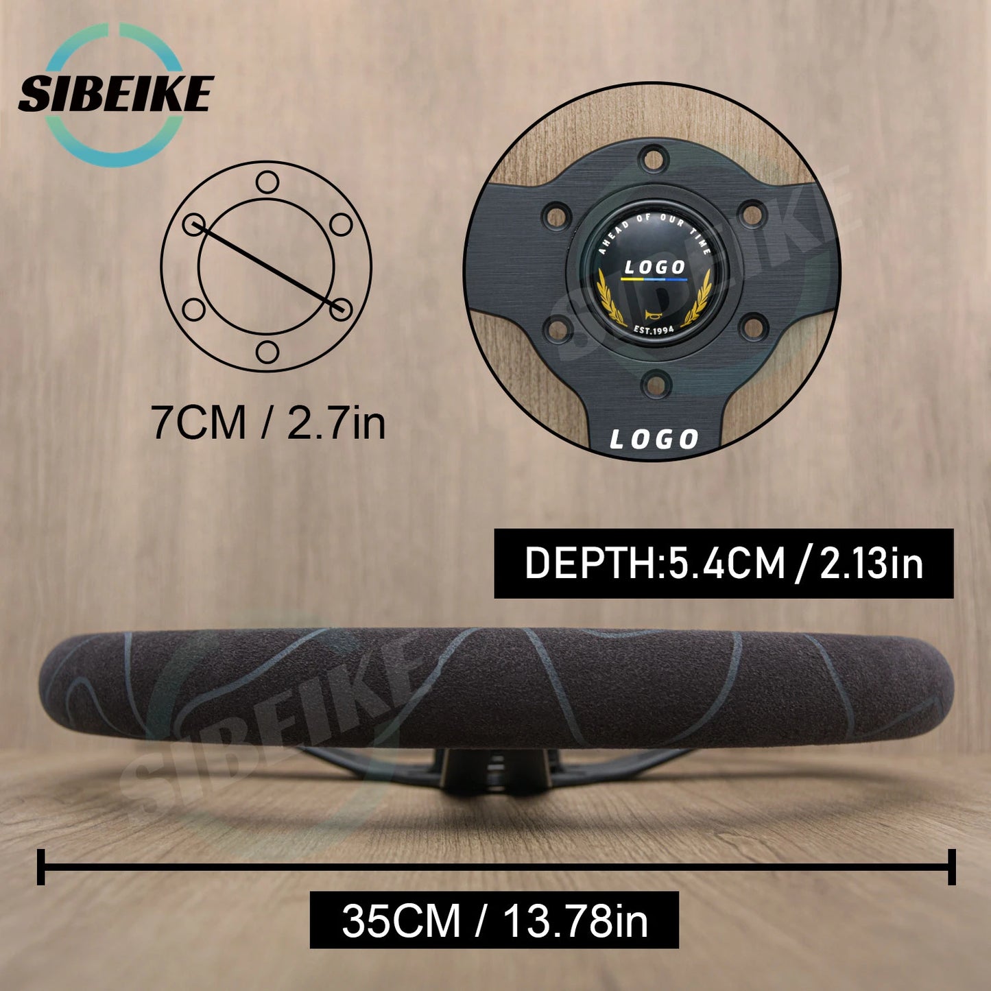 Volante Esportivo Racing Sport Sibeike