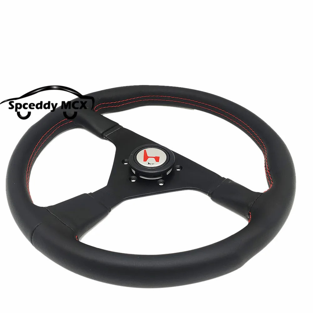Volante  Esportivo MOMO Racing de Couro com logo Honda